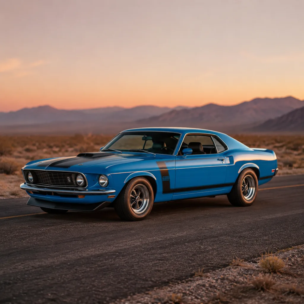 1969 Ford Mustang Boss 302 — 地平线 6 车辆图鉴照片