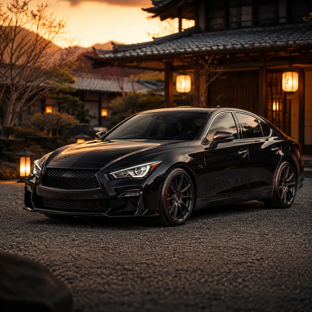2018 Infiniti Q50 Red Sport 400 — 地平线 6 车辆图鉴照片