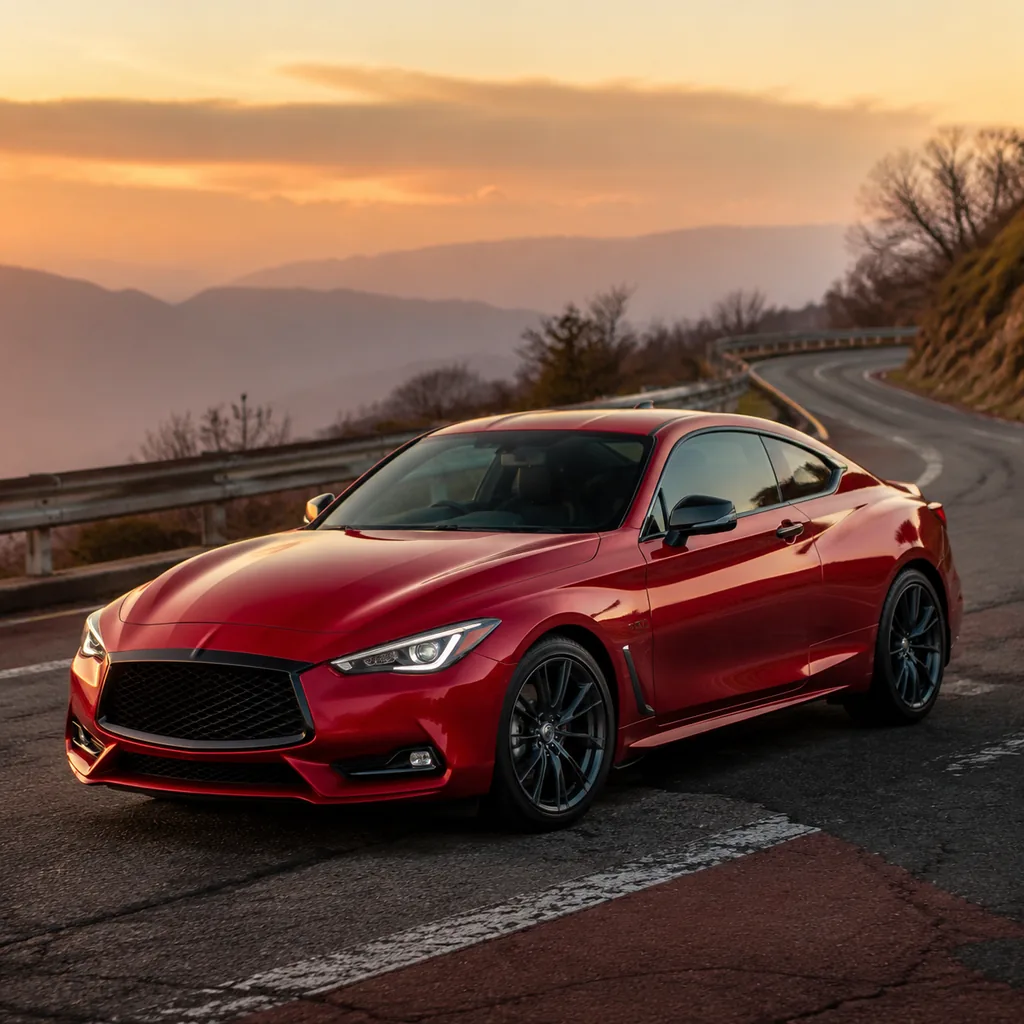 2018 Infiniti Q60 Red Sport 400 — 地平线 6 车辆图鉴照片