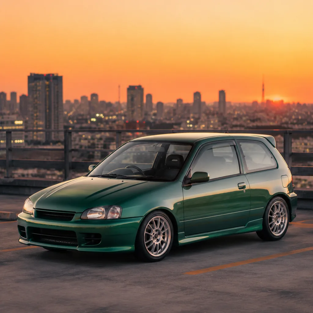 1997 Toyota Starlet Glanza V — 地平线 6 车辆图鉴照片